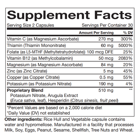 Nitric Oxide Support Formula